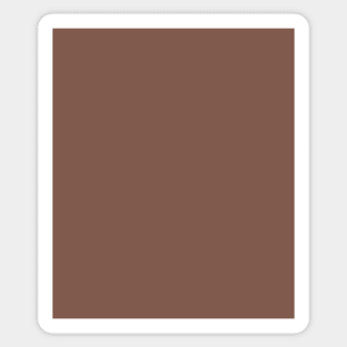 rose brown plain solid color Sticker